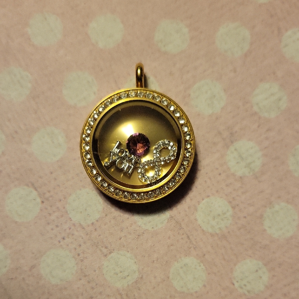 Medium Gold Origami Owl Locket